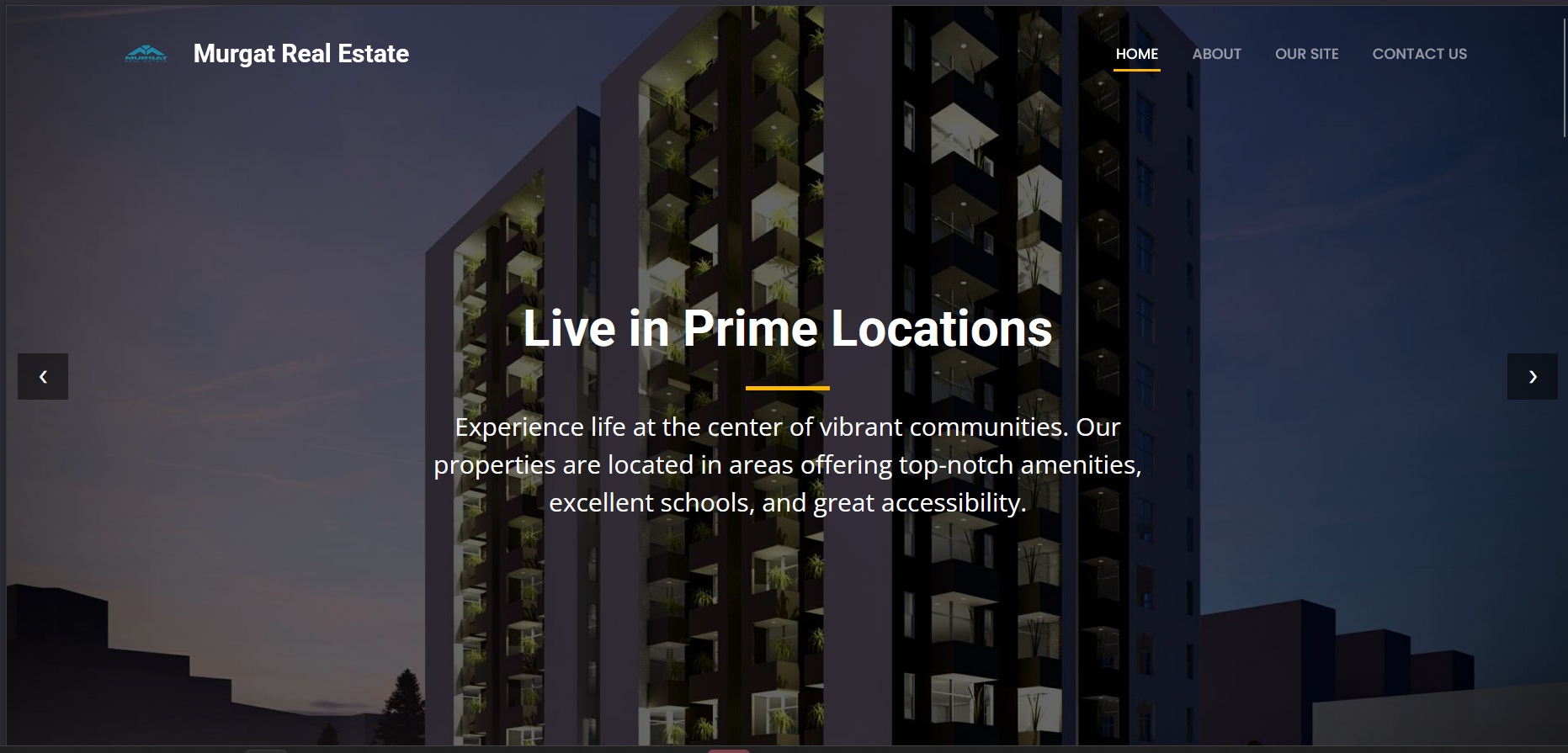 Murgat Real Estate Website