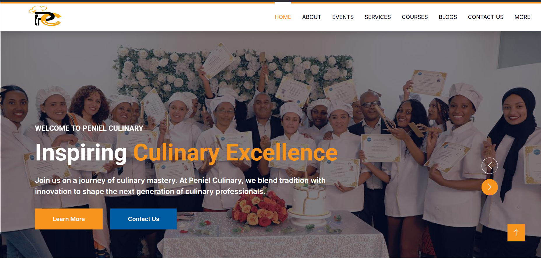 Peniel Culinary Website